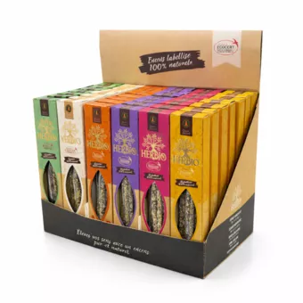 Encens Smudge Ecocert Herbio Présentoir 42 pcs