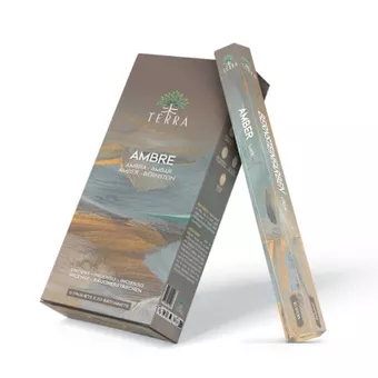 Encens Terra Ambre hexa sans charbon 30grs