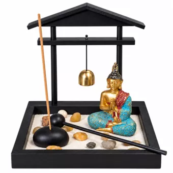 Jardin Zen avec Bouddha et Torii 15 cm