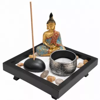 Jardin Zen avec Bouddha Assis 12,5 cm