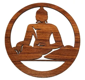 Panneau Aimanté en Bois Bouddha 18cm pour HMD999