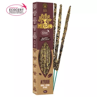 Encens Smudge Ecocert Herbio Myrrhe 20g