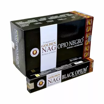 Encens Vijayshree Golden Nag Black Opium 15g