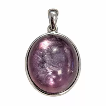 Pendentif Argent 925 Lépidolite AAA 2,8 g