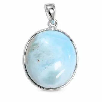 Pendentif Argent 925 Larimar AA 2,38g