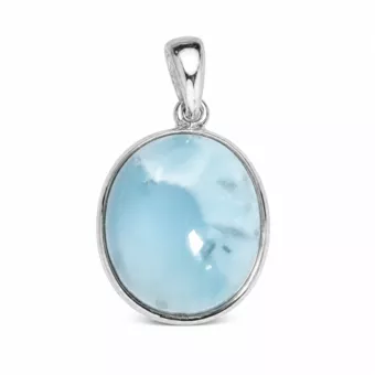 Pendentif Argent 925 Larimar AA 2,08g