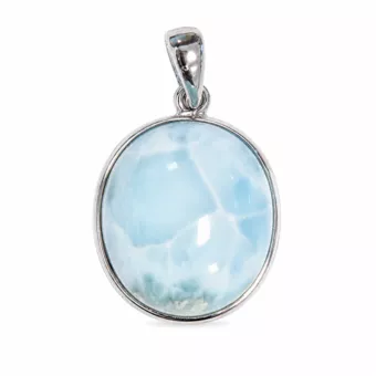 Pendentif Argent 925 Larimar AA 2,67g
