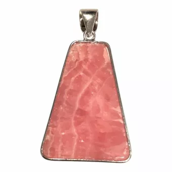 Pendentif Argent 925 Rhodochrosite Argentine AAA 1 pièces 5,24g