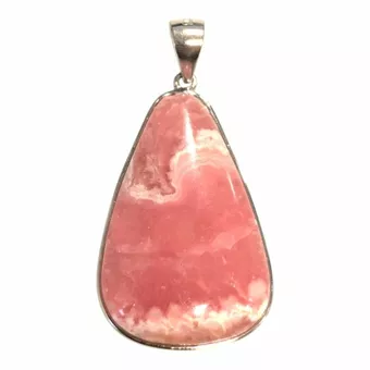 Pendentif Argent 925 Rhodochrosite Argentine AAA 1 pièces 5,58g