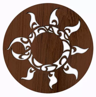 Panneau Aimanté en Bois Soleil 18cm pour HMD999