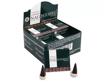 Encens Vijayshree Golden Nag Patchouli en Cônes