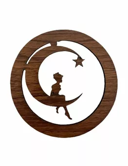 Panneau Lune Etoiles 9cm pour USB999