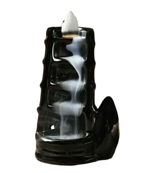Porte Encens Backflow Céramique Cascade d'escaliers 10cm
