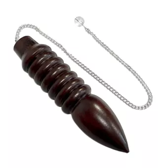 Pendule Cône Isis en Bois de Rose 9cm