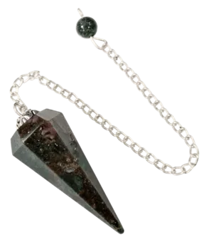 Pendule Agate Indienne Conique 6 faces