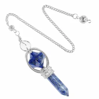 Pendule Lapis Lazuli Merkaba 6 faces