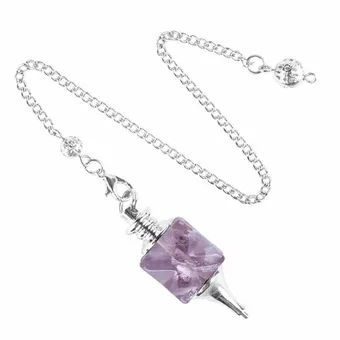 Pendule Divinatoire Merkaba Améthyste