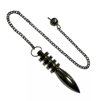 Pendule Isis Métal Noir 4.7cm