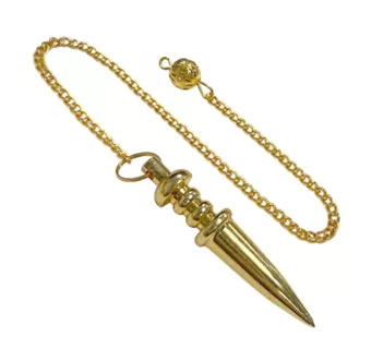 Pendule métal doré 4.5cm