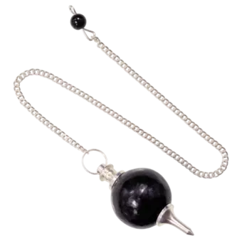 Pendule sphère Tourmaline Noire 4cm