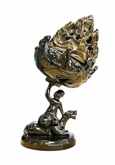 Porte Encens Métal Boshan 13.5 cm