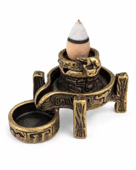 Porte-encens moulin traditionnel chinois 5,1 cm