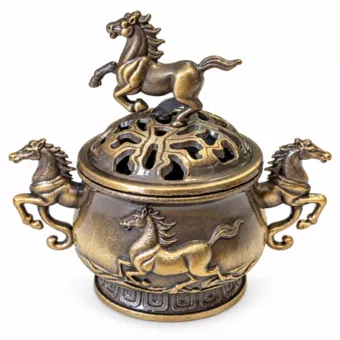 Brûle-encens chevaux 5,5 cm