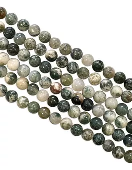 Fil de Perles Rondes Agate Arbre A 6 mm
