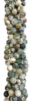 Perles Rondes sur Fil Agate Arbre A 8mm