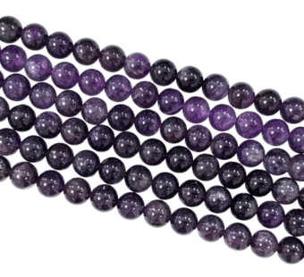 Fil de Perles Rondes Améthyste A 10 mm
