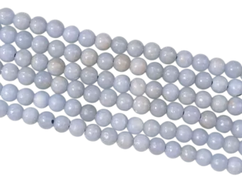 Fil de Perles Rondes Angélite A 4-5 mm