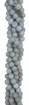 Perles Rondes sur Fil Angélite AB 8-9mm