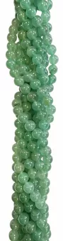 Perles Rondes sur Fil Aventurine Verte A 8mm