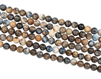 Chrysocolle perles 6-7mm sur fil 40cm