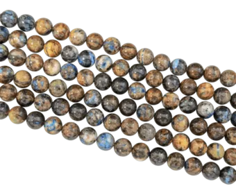 Chrysocolle perles 8-9mm sur fil 40cm