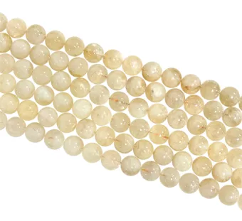 Perles Rondes sur Fil Citrine Naturelle AB 10mm