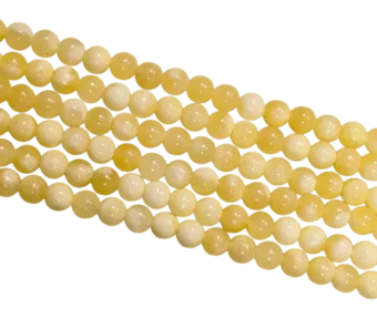 Calcite Orange perles 4mm sur fil 40cm