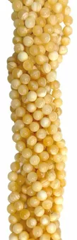Calcite Orange perles 8-8.5mm sur fil 40cm