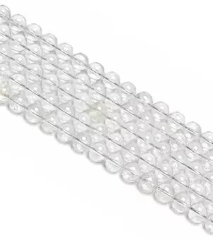 Cristal de roche perles A 4mm sur fil 40cm