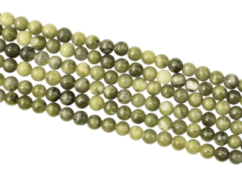 Jade Nephrite A perles 4mm sur fil 40cm