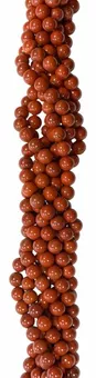 Perles Rondes sur Fil Jaspe Rouge A 8mm