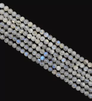 Perles Rondes sur Fil Labradorite AA 4-5mm
