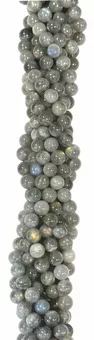 Perles Rondes sur Fil Labradorite AA 6-7mm