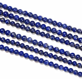 Fil de Perles Rondes Lapis Lazuli A 4 mm