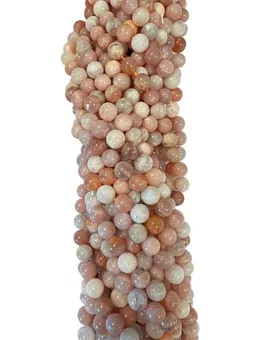 Pierre de lune adulaire multicolore perles 6mm sur fil 40cm