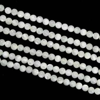 Fil de Perles Rondes Nacre A 4 mm