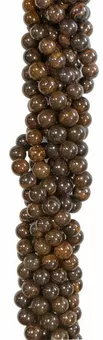 Perles Rondes sur Fil Opale Boulder A 6-7mm