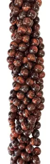Fil de Perles Rondes Oeil de Taureau A 4 mm
