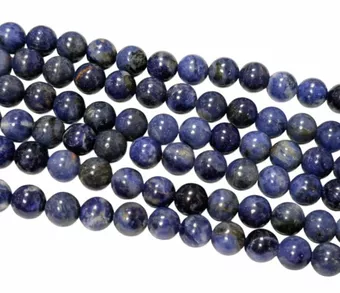 Fil de Perles Rondes Sodalite A 8 mm