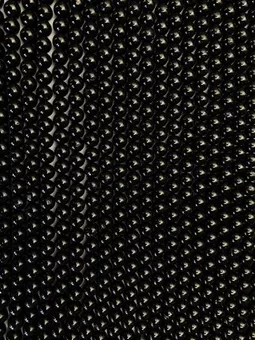 Perles Rondes sur Fil Tourmaline Noire A 4-5mm